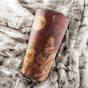 To my Mom, I know it's not easy for a woman to raise a Man, Gift for Mom Tumbler