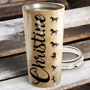 Cowgirl - go where you feel most alive, Gift for Her Tumbler, Personalized Tumbler