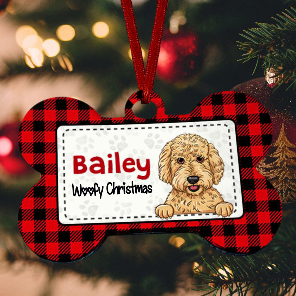 Bailey Woofy Christmas Dogs Ornament