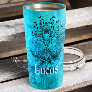 This Mom Likes To Do Yoga with Her Baby Personalized Tumbler - Mother's Day Gift, Mom Tumbler, Mom Cup
