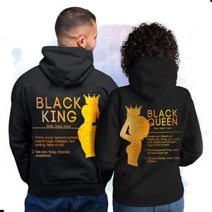 Black king and black queen definition, Couple T-shirt, Best Gift Idea, Gift for Him/Her T-shirt