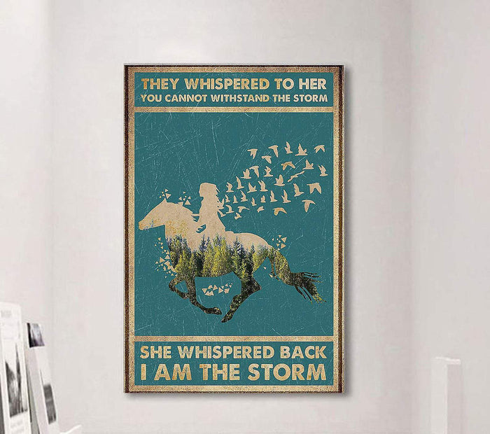 They Whispered To Her You Cannot Withstand The Storm Canvas