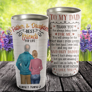 To my Dad, thank you for always being there, Gift for Dad Tumbler, Personalized Tumbler