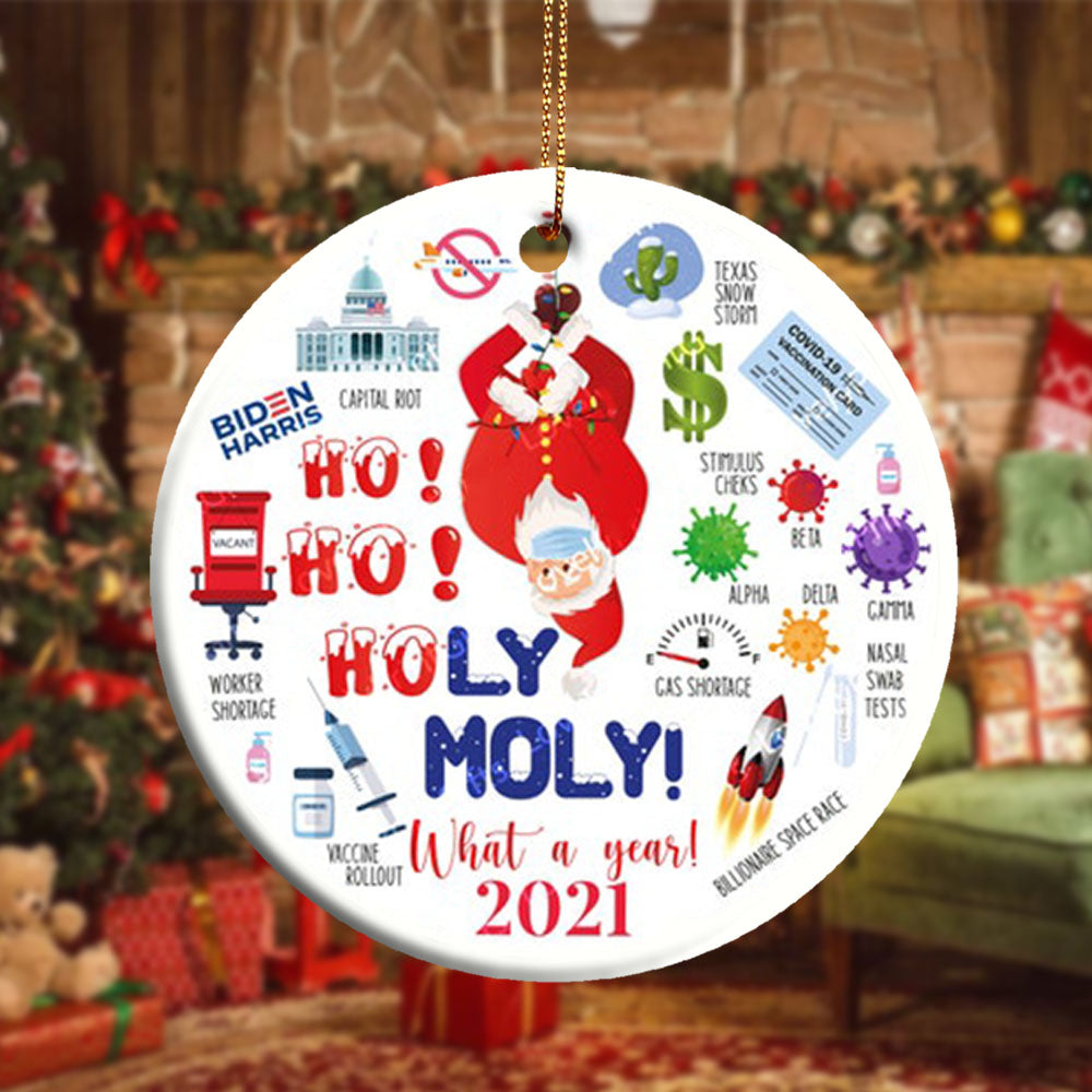 Holy Moly What A Year 2021, Christmas Ornament