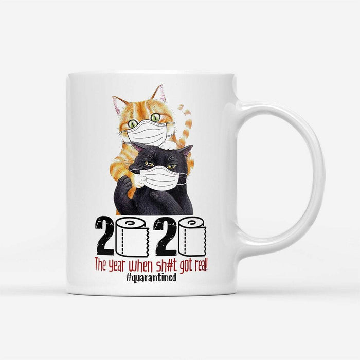 Cats Masked 2020 - Cats Coffee Mug - Funny Cat Mug, Cat Mug, Gifts for Cat Lovers, Cat Cup, Cat Lover Gift Mug
