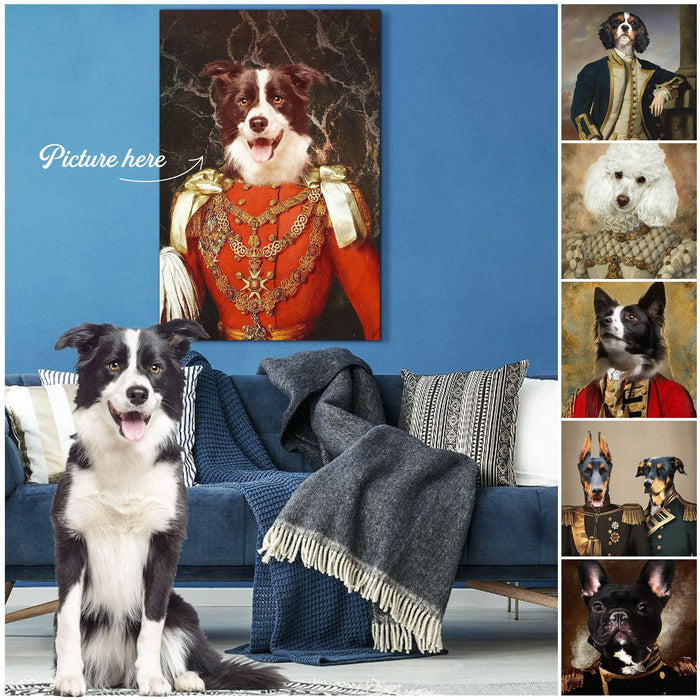 Canvas Custom Pet Portrait Canvas, Custom Dog Canvas, Custom College Dorm, Custom Dog Portrait Painting