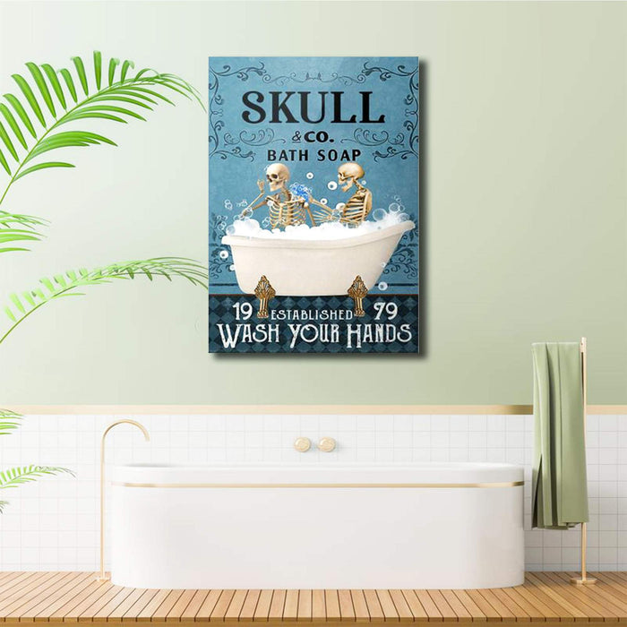 Couple Skulls and Co Bath Soap - Best Gifts for Animal Lovers Canvas