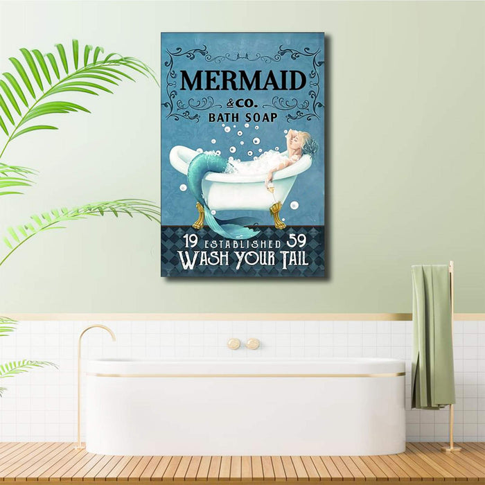 Mermaid and Co Bath Soap - Best Gifts for Animal Lovers Canvas