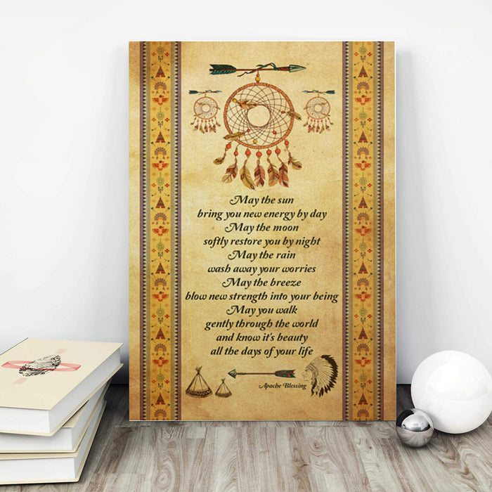 Dreamcatcher May The Sun Bring You New Energy By Day Gifts Ideas Canvas