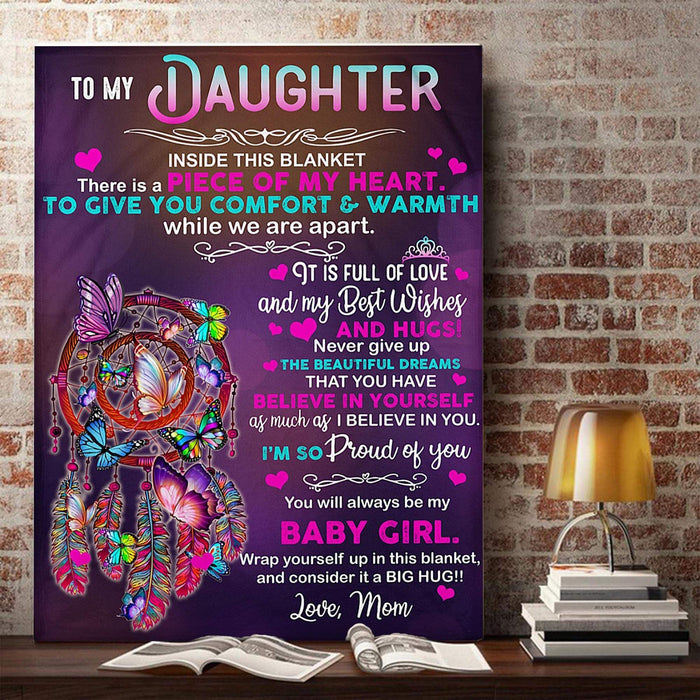 To My Daughter Believe In Yourself As Much As I Believe You - You Will Always Be My Baby Girl Canvas
