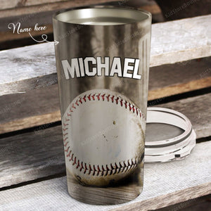 Personalized Funny Baseball Is Calling I Must Go Tumbler - Baseball Lover Gifts