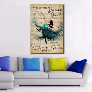 You Are The Dancing Queen Young And Sweet Only Seventeen 0.75 & 1,5 Framed Canvas- Native American Gifts -Canvas Wall Art -Home Decor