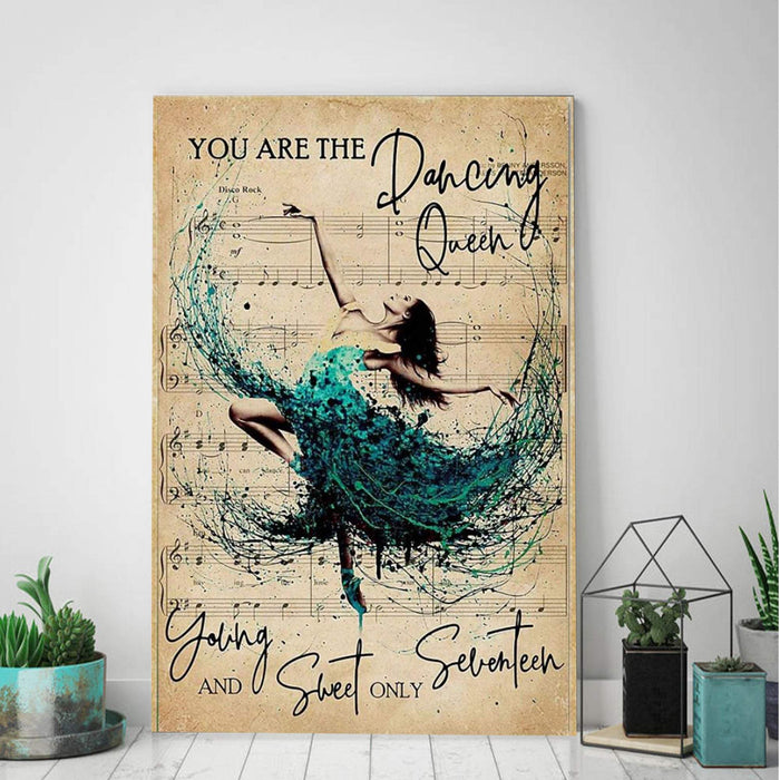 You Are The Dancing Queen Young And Sweet Only Seventeen - Native American Gifts - Canvas