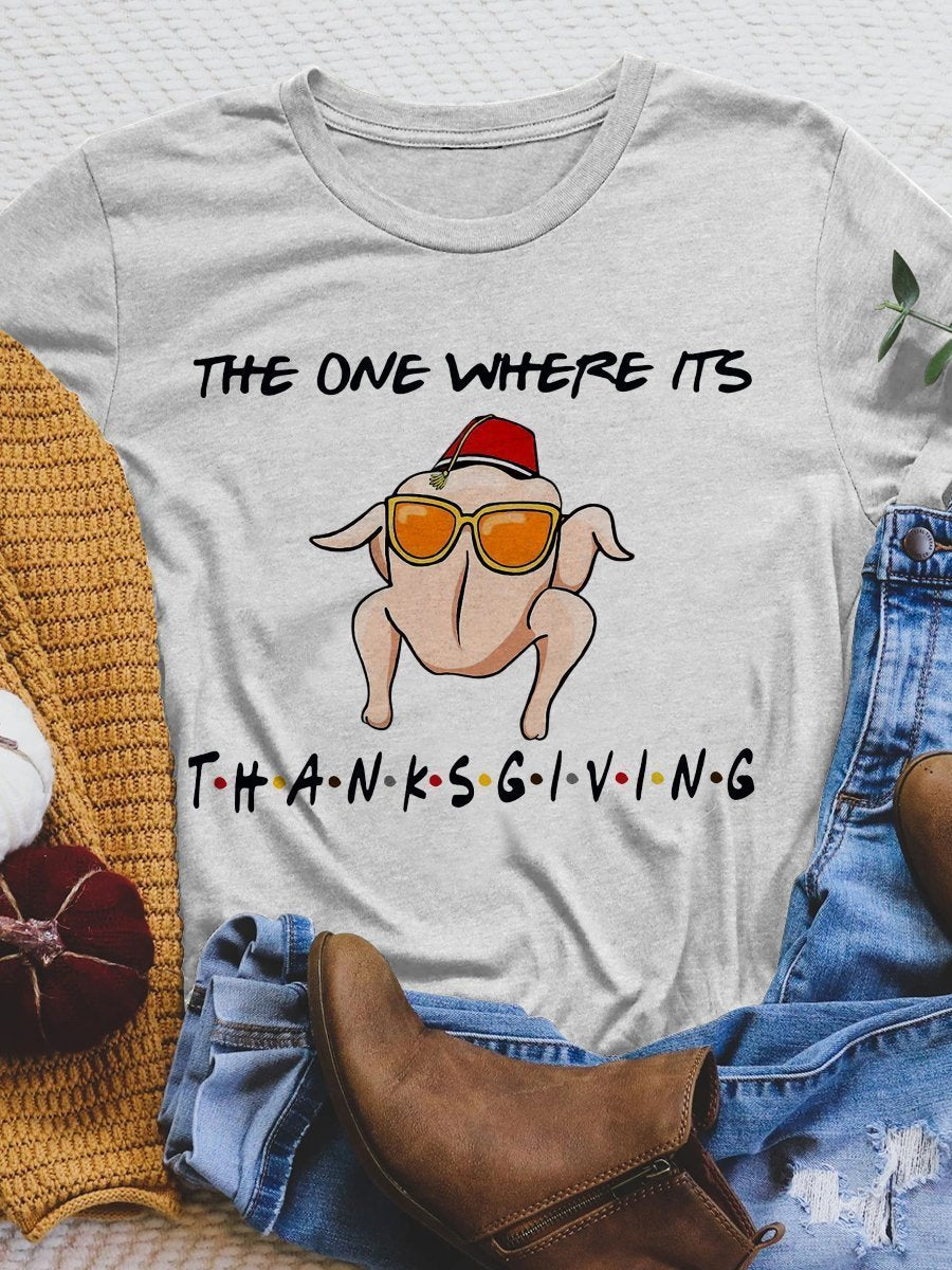 The One Where Is Thanksgiving Shirt