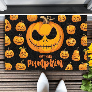 Hey There Pumpkin - Halloween Doormat