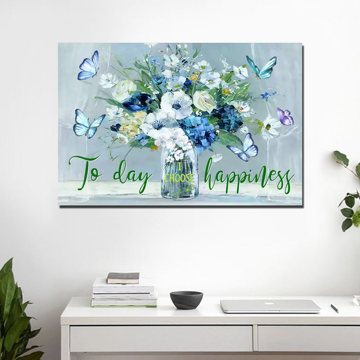 Today I choose happiness Canvas