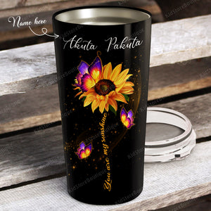 To My Daughter, When Ever You Feel Overwhelmed, Custom Name Tumbler