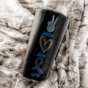 Begin Each Day With A Happy Heart, Gift for lover Tumbler