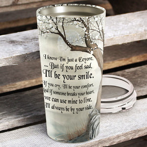 If you feel sad, I’ll be your smile, Gift for lover Tumbler, Personalized Tumbler