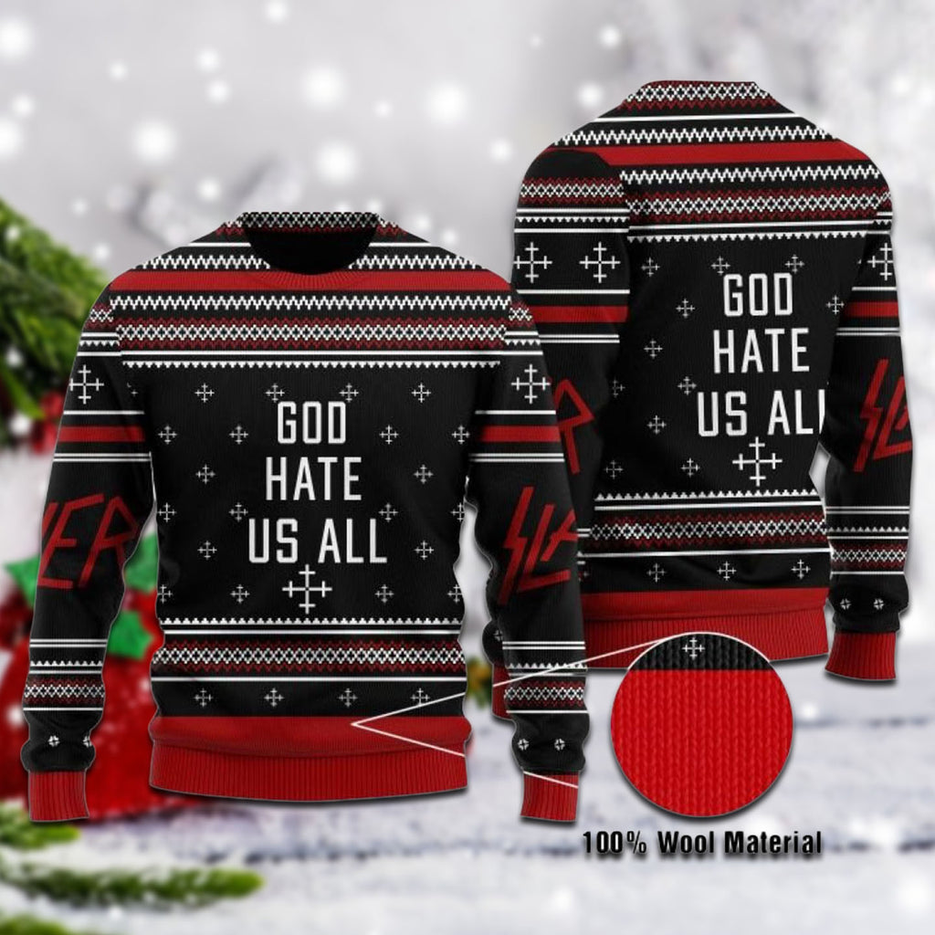 God Hate Us All Christmas Shirt