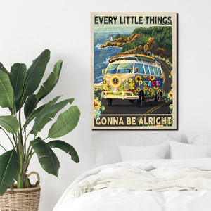 Every little things gonna be alright, Wall-art Canvas